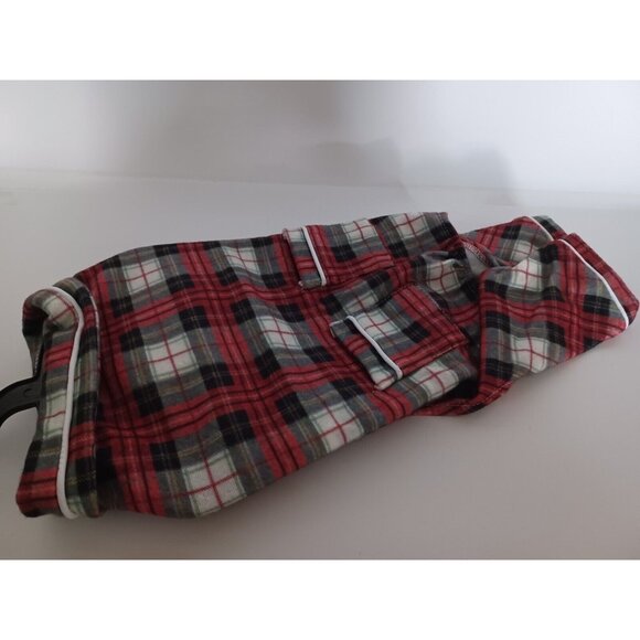 Luvgear Red/White Plaid Small Dog Pyjamas Size S/P # LUVQS11293 - Picture 10 of 16